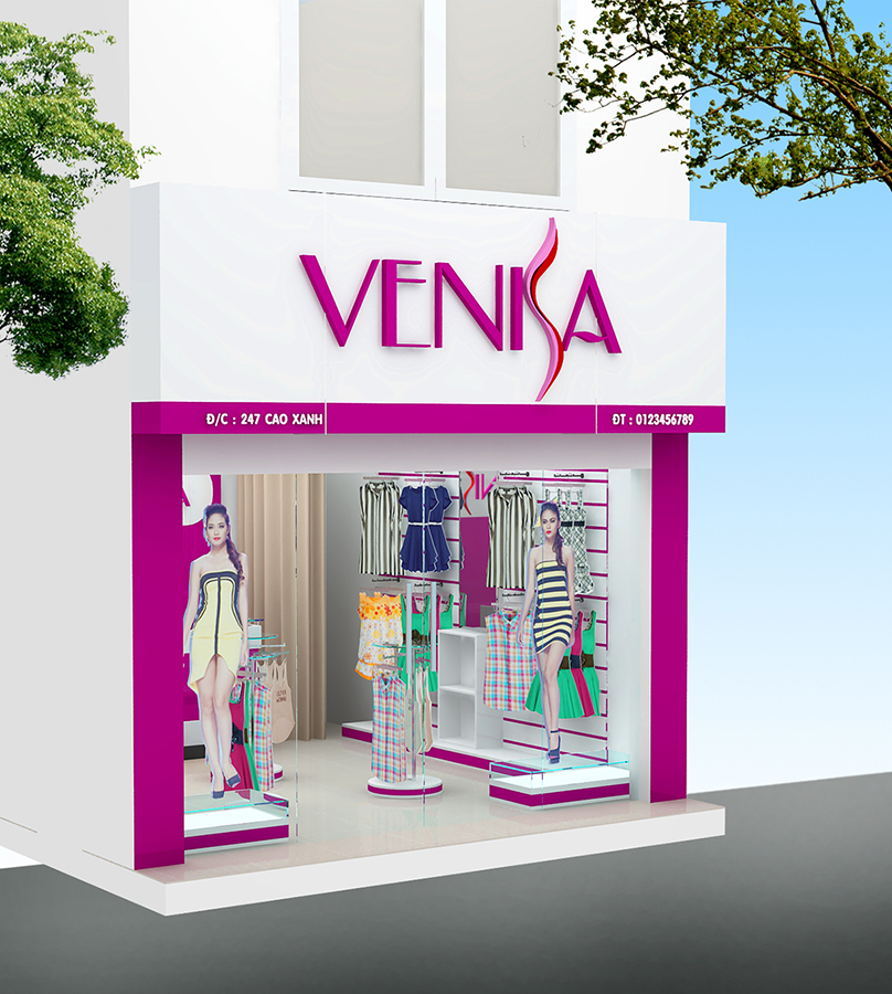 Thiết kế thương hiệu thời trang mặc nhà VENISA tại TP HCM